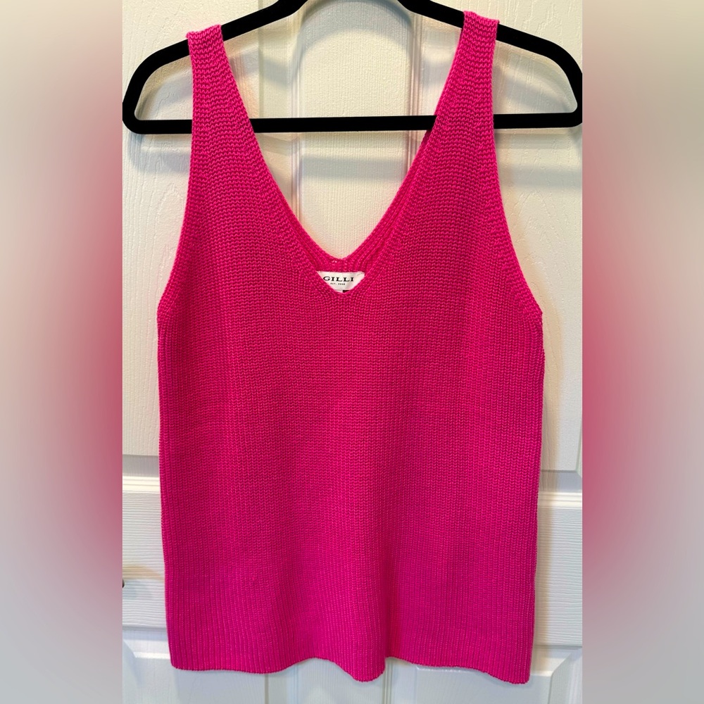 V-neck Tank Sweater